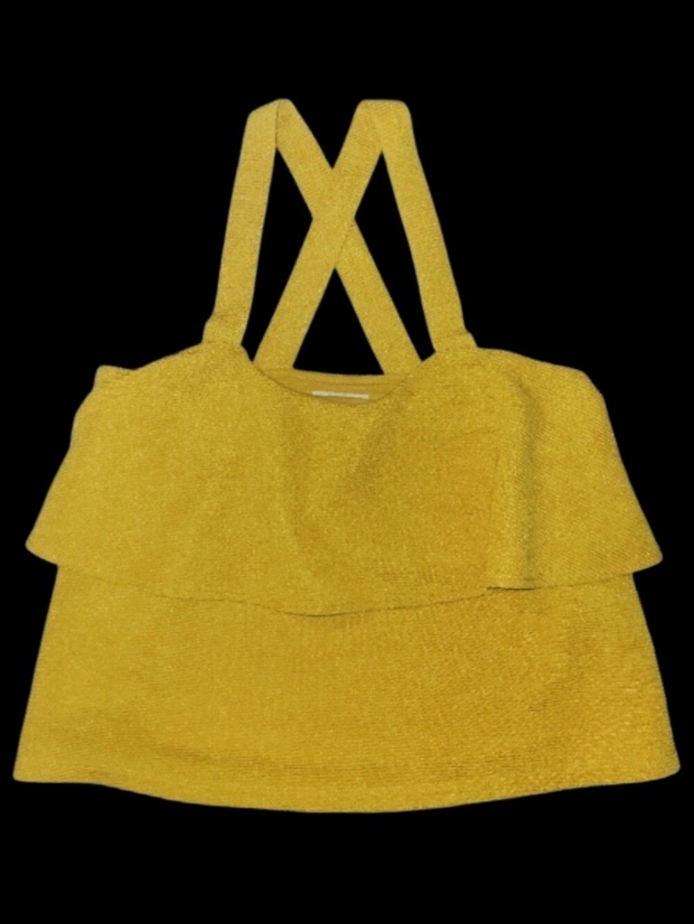Madewell Mustard Double-Layer Camisole